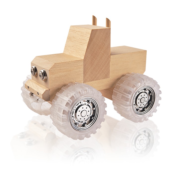 buildme monster toy truck woodwork kids kit