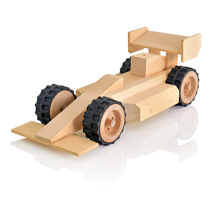build me racing car wood work toy kit
