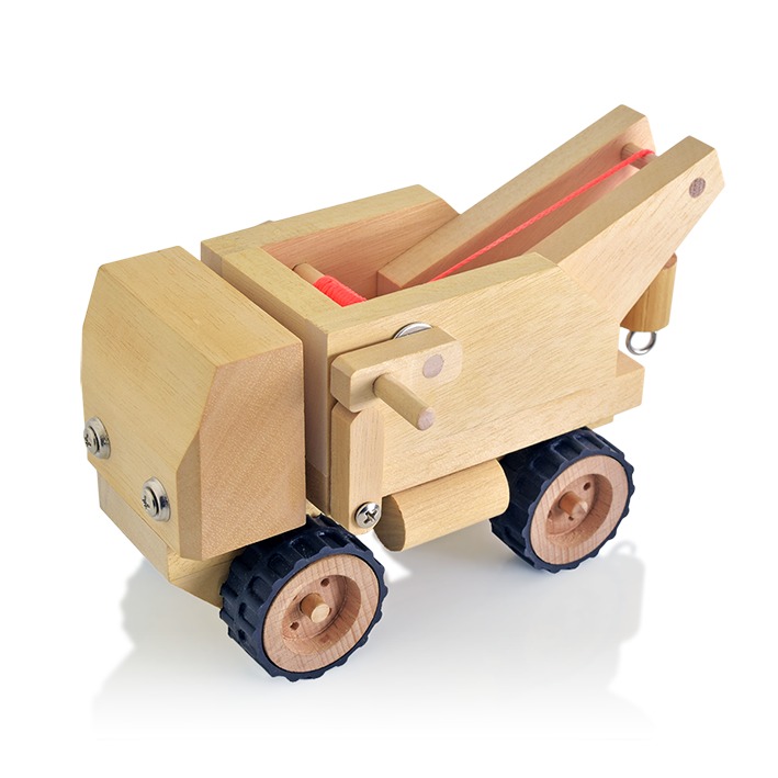 buildme wooden tow truck