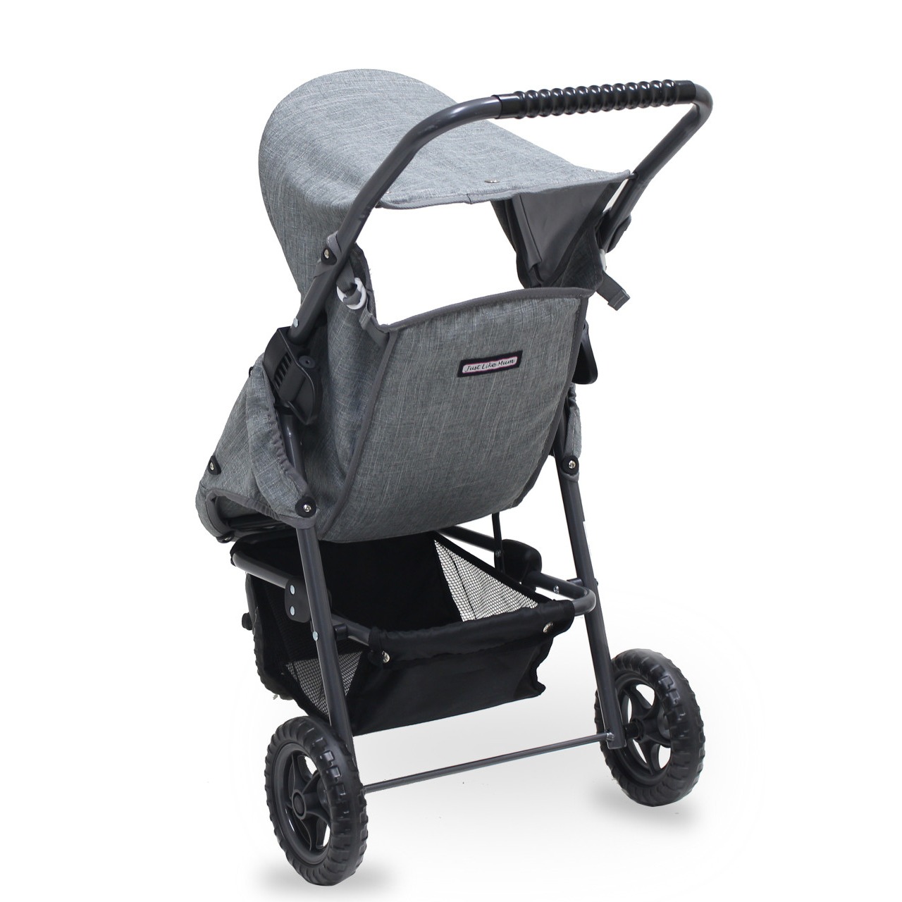 Roundabout Doll Pram - Grey Marle
