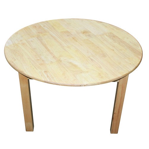 large round table rubberwood