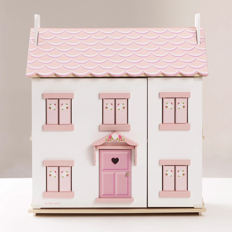 Le toy van clearance wooden dolls house