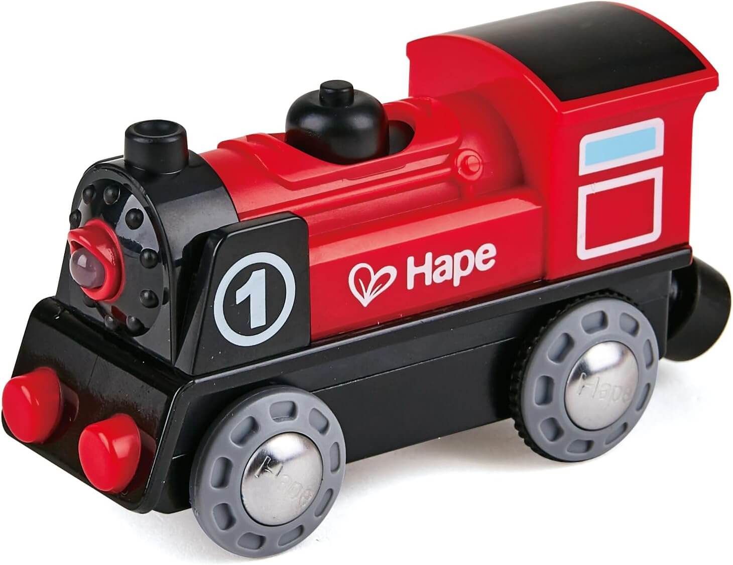 Hape Battery Powered Engine No 1 side view Hape Battery Powered Engine No 1 side view