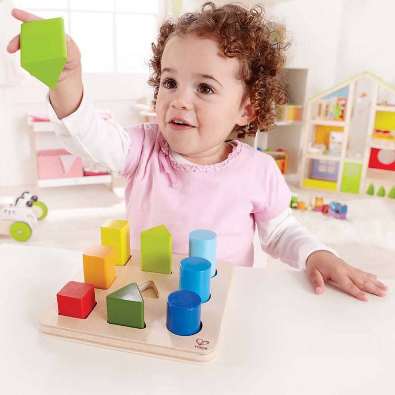 Hape Colour and Shape Sorter - Kid Playing