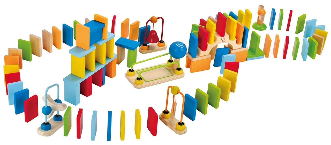 Hape Dynamo Kid\'s Wooden Domino Set