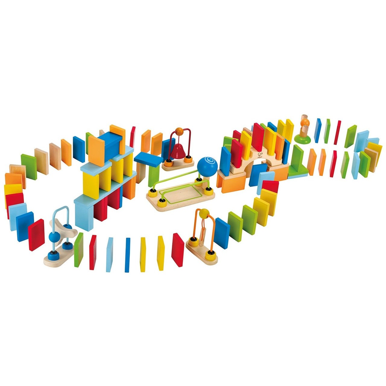 Hape Dynamo Kid\'s Wooden Domino Set