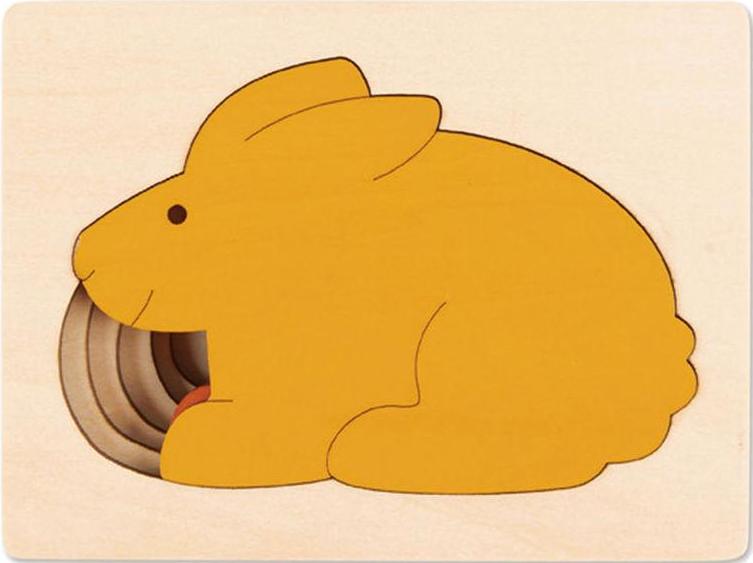 George Luck Five Rabbits Layered Puzzle