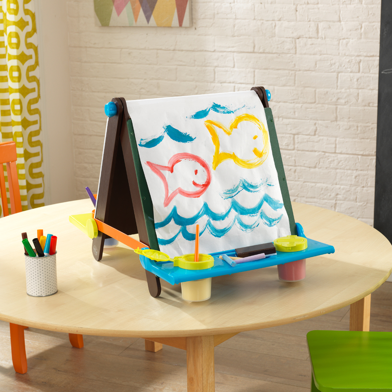 KidKraft Tabletop Easel - Espresso
