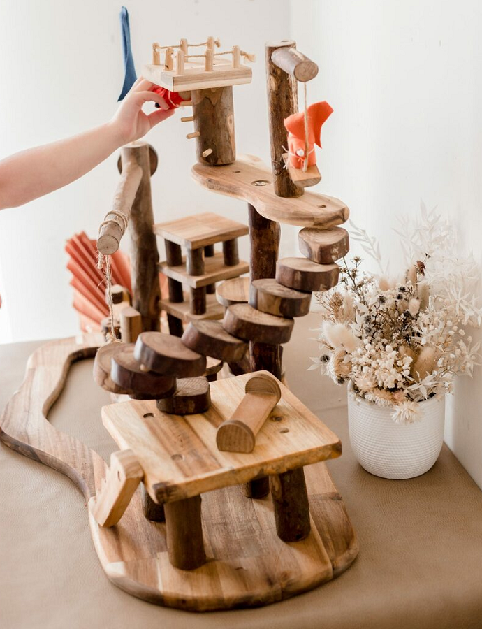 Qtoys Wooden Treehouse Complex on Sale! Fast Dispatch