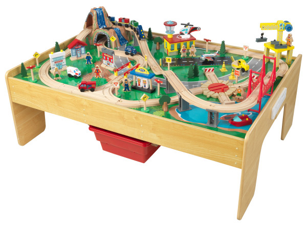 KidKraft Adventure Town Railways Set and Table