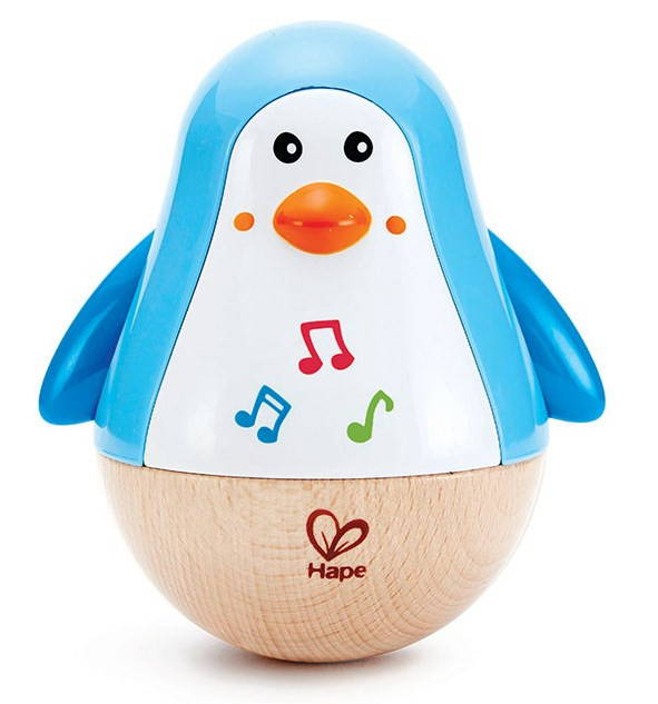 Hape Penguin Musical Wobbler Set