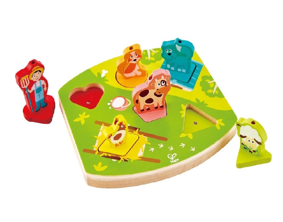 Hape Farmyard Sound Puzzle Hape Farmyard Sound Puzzle