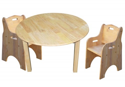 Qtoys Medium round table and 2 toddler chairs Set Qtoys Medium round table and 2 toddler chairs Set