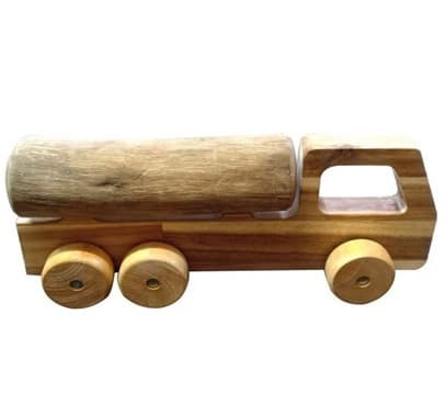 qtoys wooden log truck