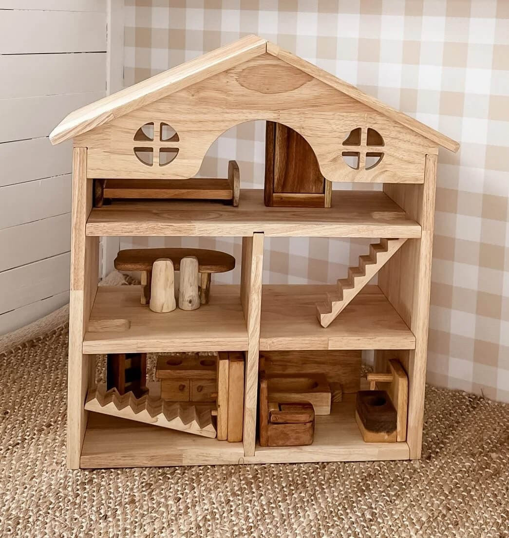 qtoys wooden doll furniture sets
