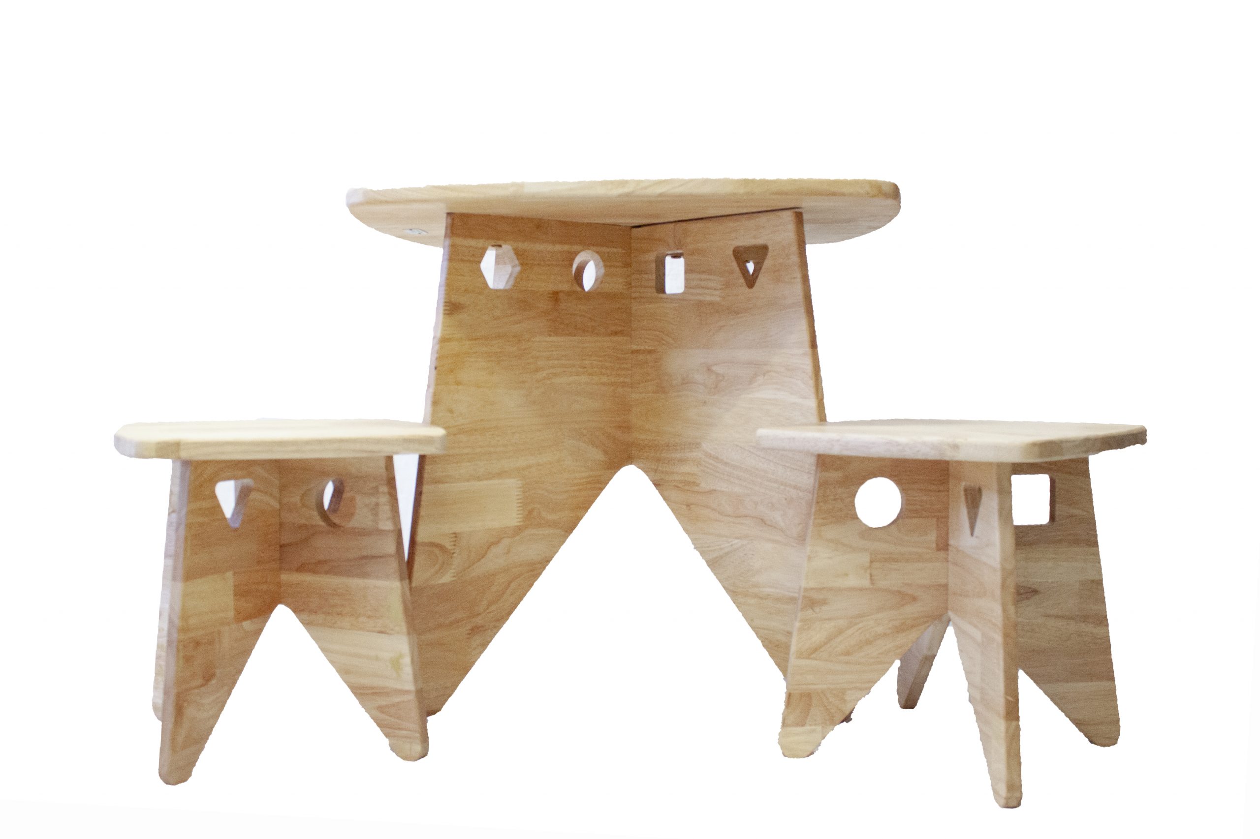 retro wooden stool set (table not included) retro wooden stool set (table not included)