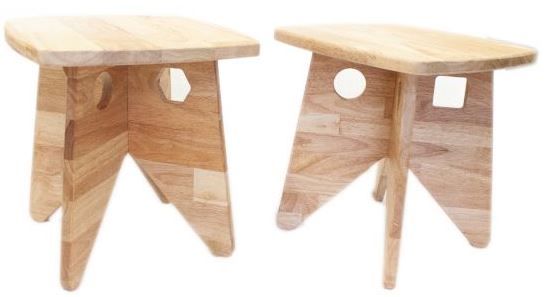 Retro Kids Stool Set of 2 Retro Kids Stool Set of 2