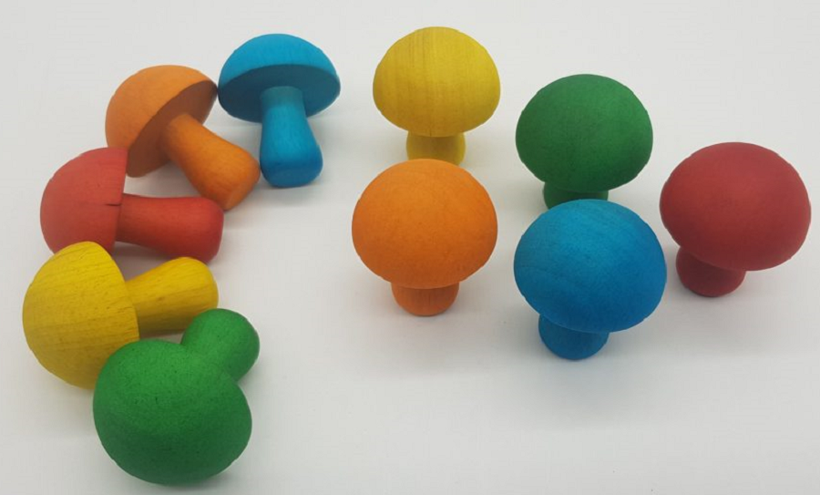 Coloured Mushrooms Coloured Mushrooms