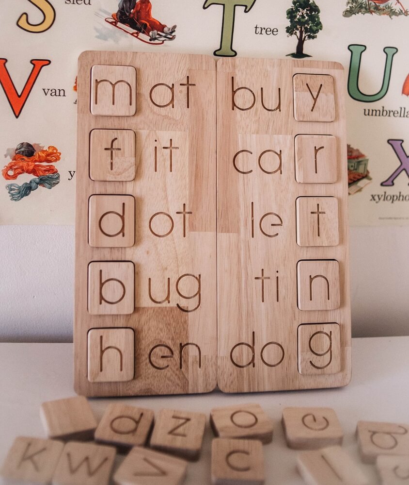qtoys alphabet cvc board