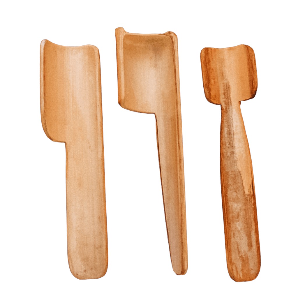 qtoys bamboo scooping spoons