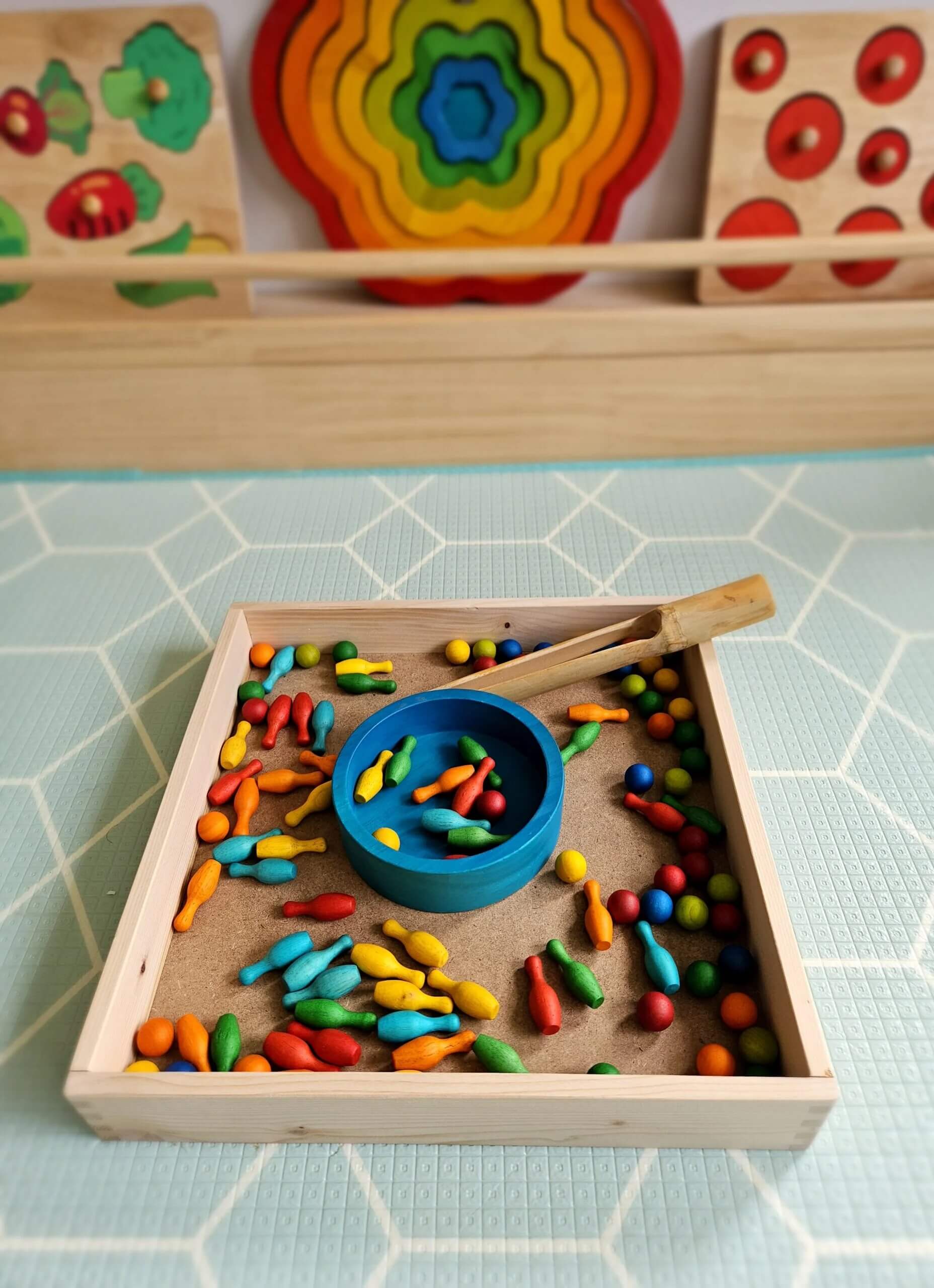 qtoys montessori sand tray 4 qtoys montessori sand tray 4