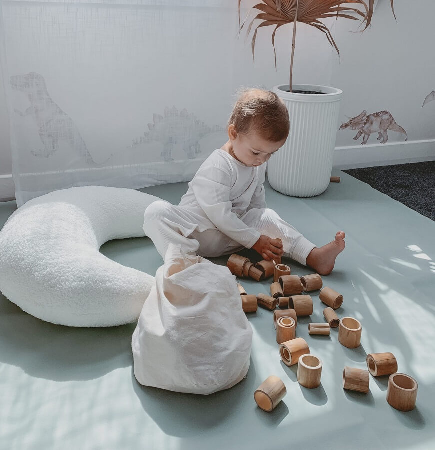 bamboo balancing round blocks bamboo balancing round blocks