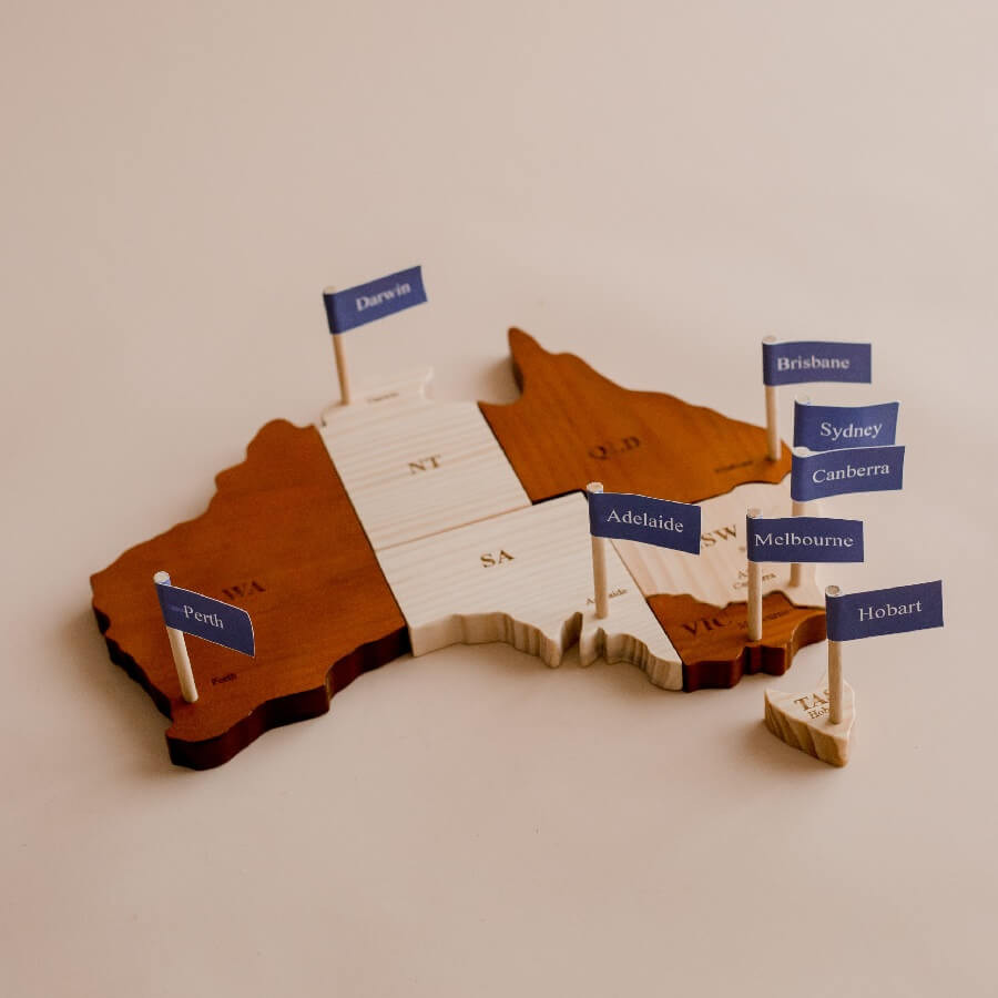 wooden map puzzle