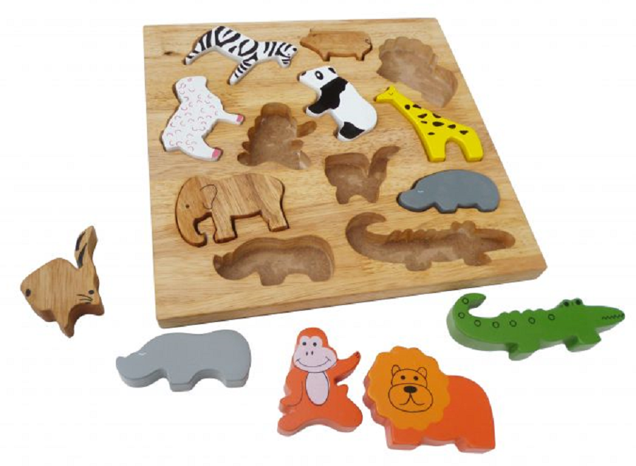 Animal Play Set & Puzzle
