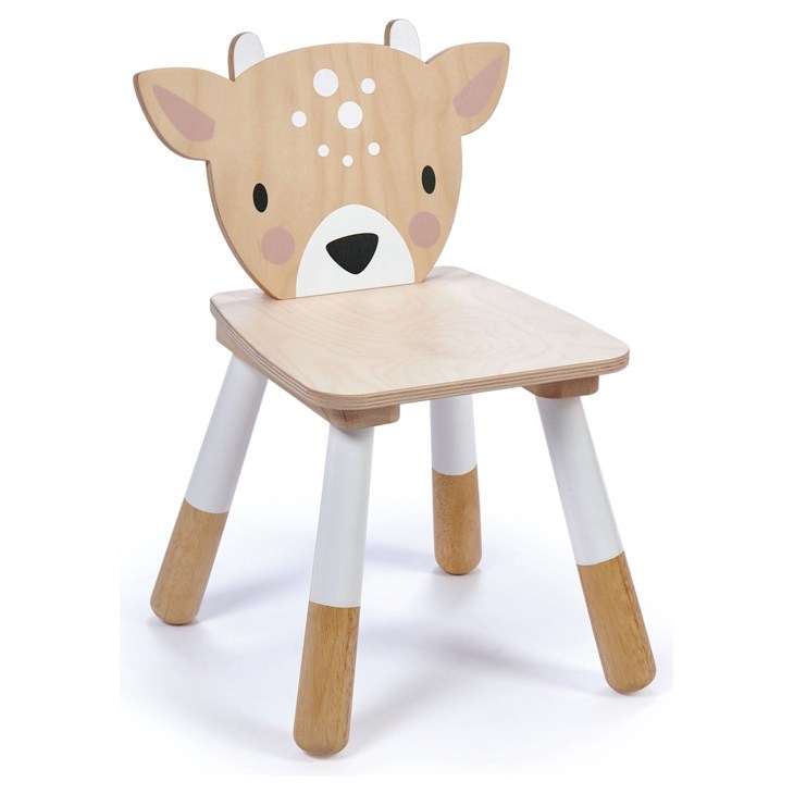 wooden kids deer chair
