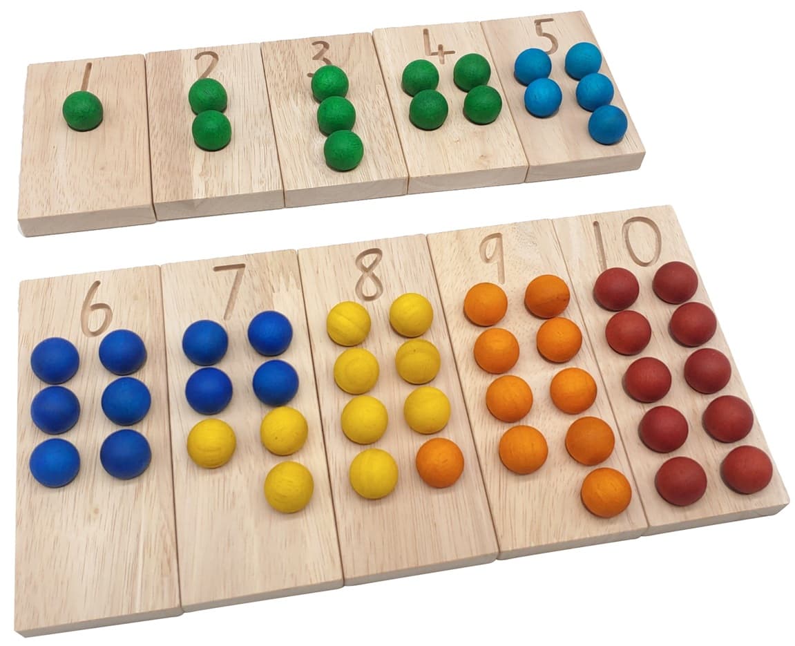 Qtoys Montessori Number and Counting Board
