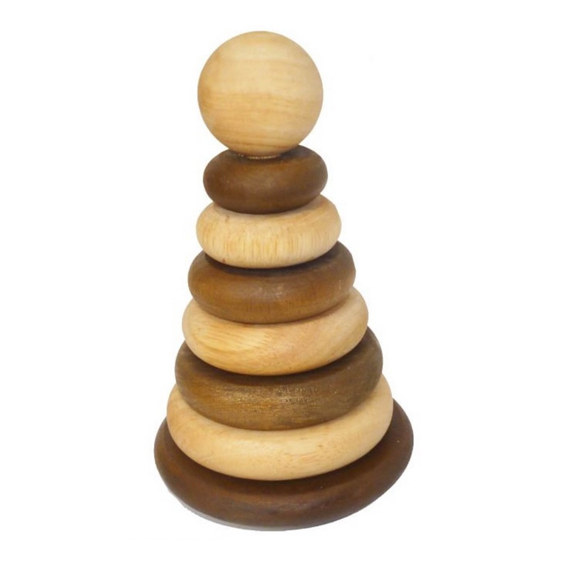 qtoys natural two tone baby stacker