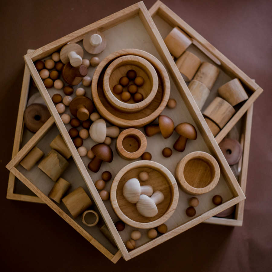 Qtoys Montessori Nesting Trays