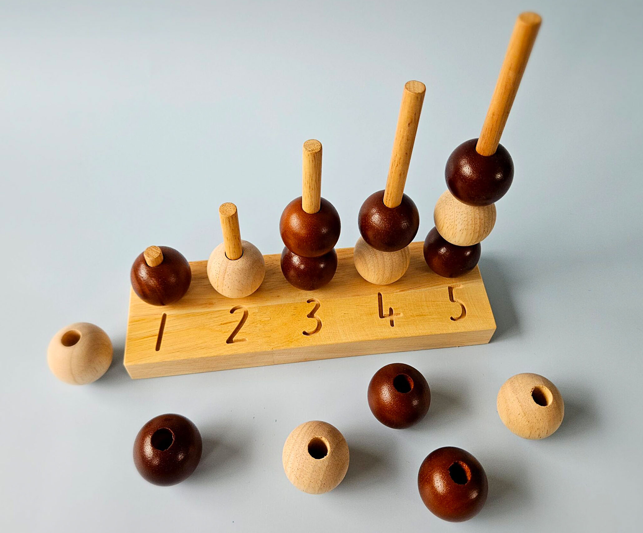 Qtoys Natural Counting Balls