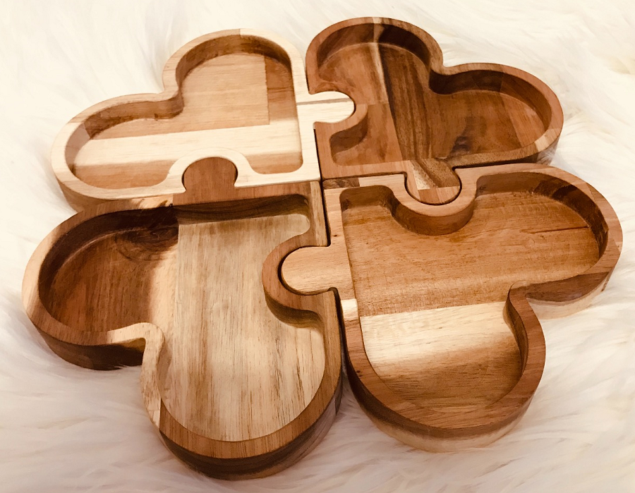 Qtoys Four leaf Clover trays Qtoys Four leaf Clover trays