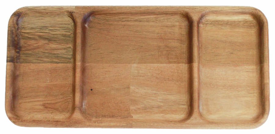Three component tray