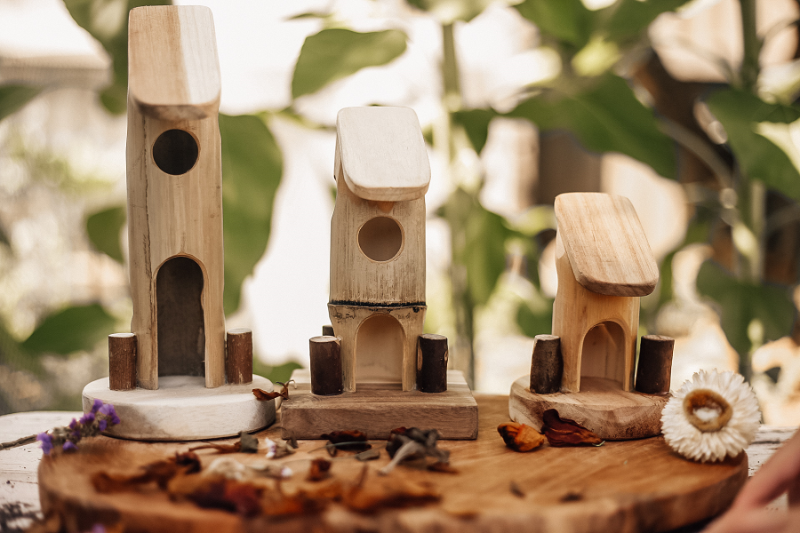 Qtoys Bamboo Fairy House