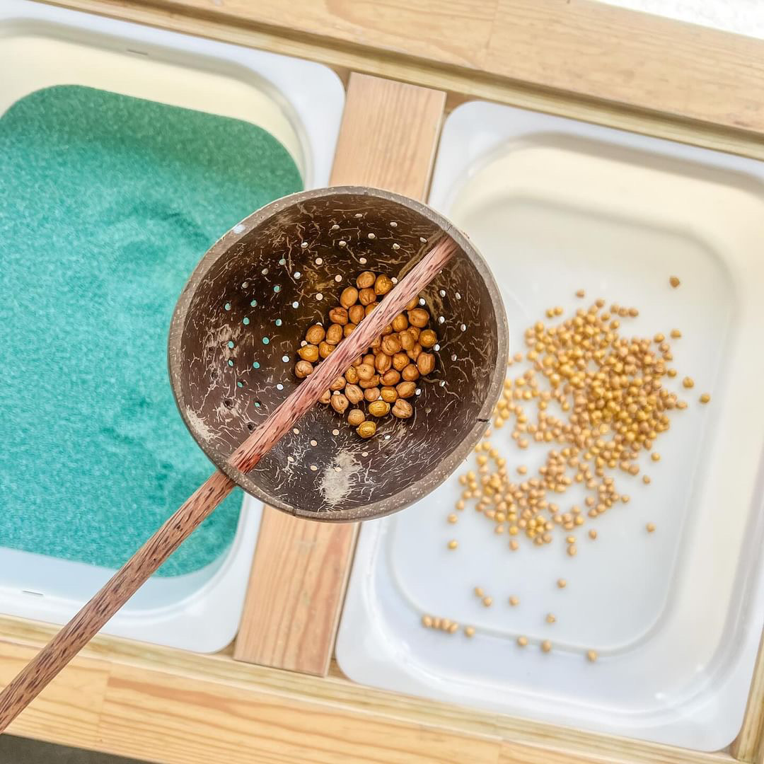 coconut sand scoop natural