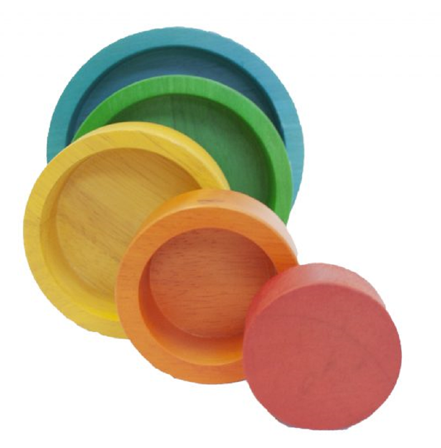 Natural Coloured Nesting and Stacking bowls