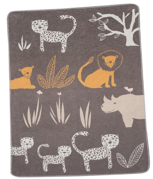 David Fussenegger Brown Jungle Juwel Bassinet Blanket David Fussenegger Brown Jungle Juwel Bassinet Blanket