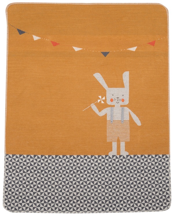 David Fussenegger Gold Bunny Rabbit Juwel Bassinet Blanket David Fussenegger Gold Bunny Rabbit Juwel Bassinet Blanket