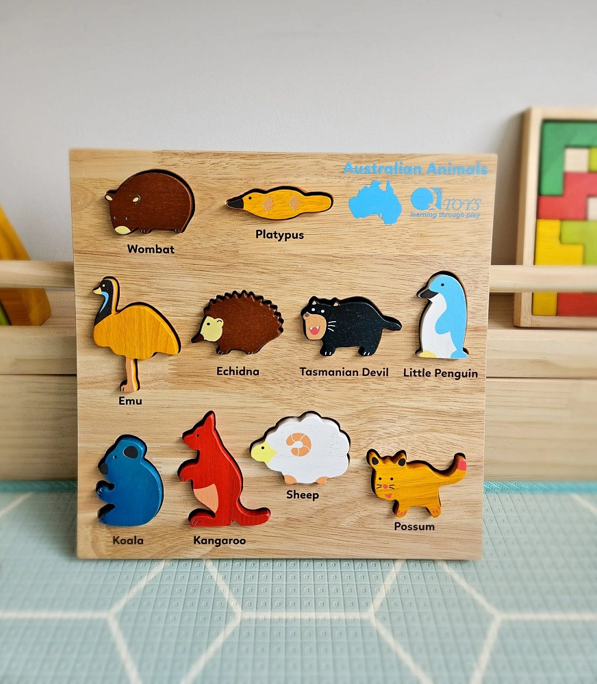 qtoys australian animals puzzle