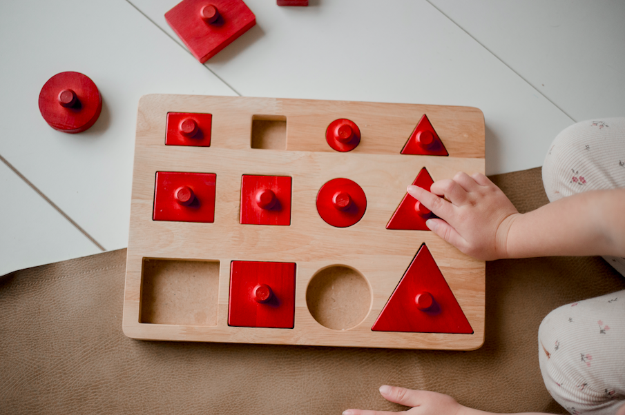 Toddler Knob Shape Puzzle Toddler Knob Shape Puzzle