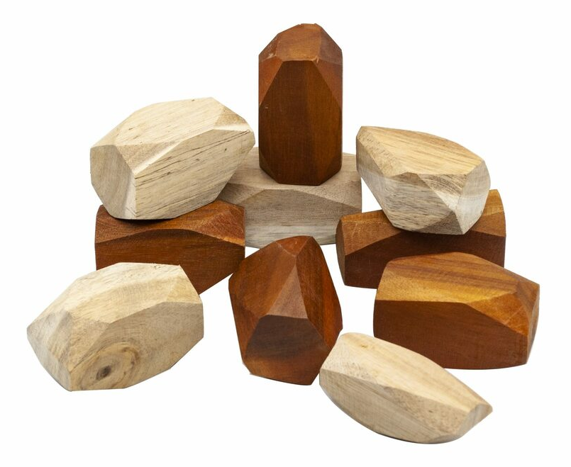 Qtoys Two Tone Wooden Gems Qtoys Two Tone Wooden Gems