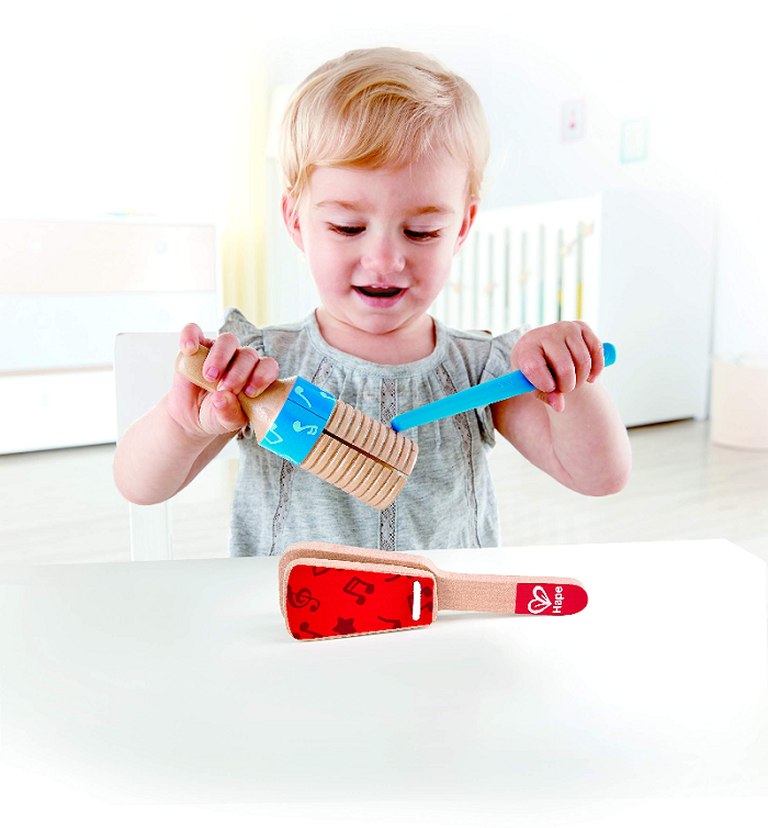 wooden percussion toy