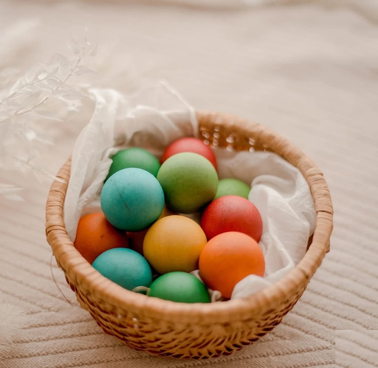 Qtoys Colourful Wooden Balls Set of 12