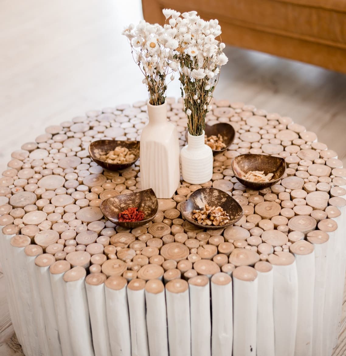 Qtoys Coconut Heart Tray - Set of 5