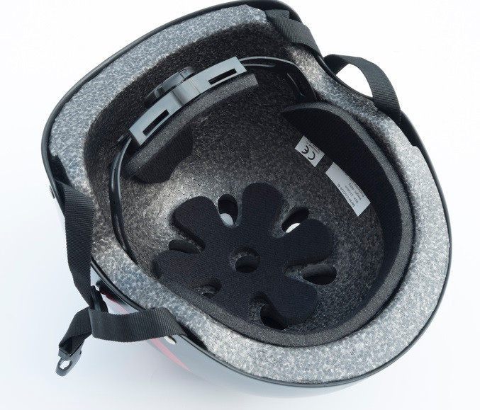 Inside White Helmet with Stars CoConut Helmet - Small