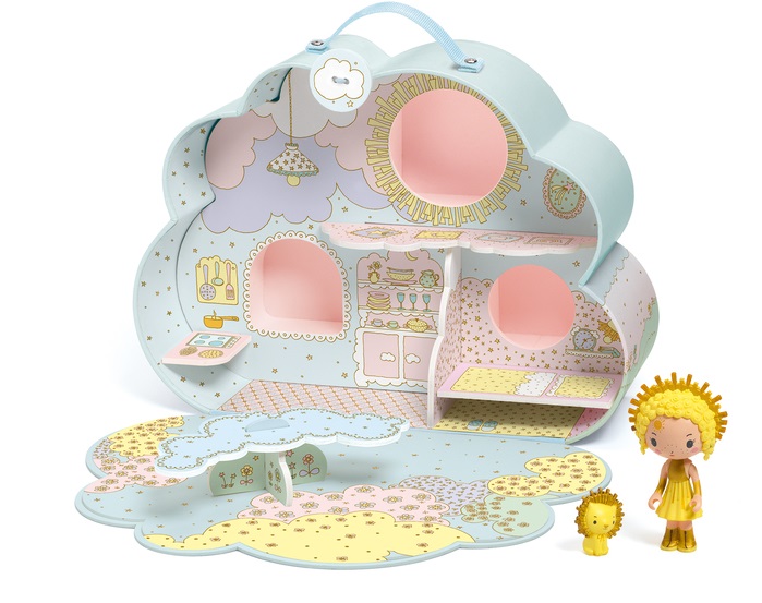 Djeco Sunny & Mia Toy Cloud House Set