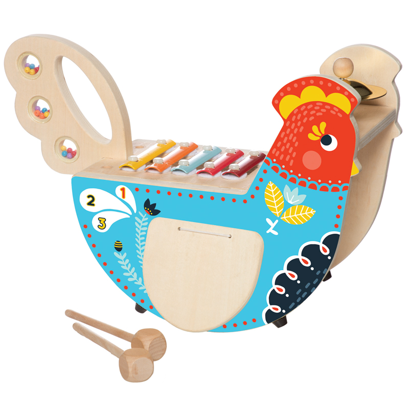 Musical Toy Chicken has  vivid colours