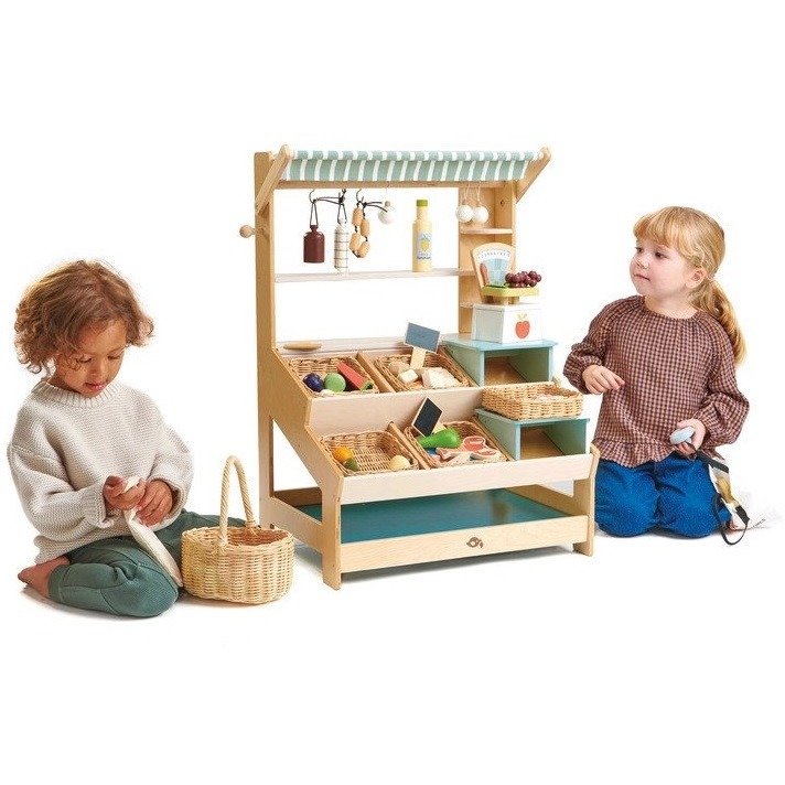 tenderleaf food baskets in market stand